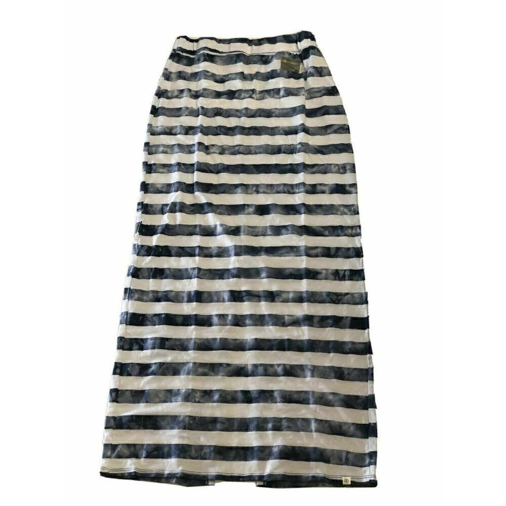 Element Women's Cotton Blend Beach Casual Florence Tie Dye Striped Maxi Skirt - Picture 8 of 12